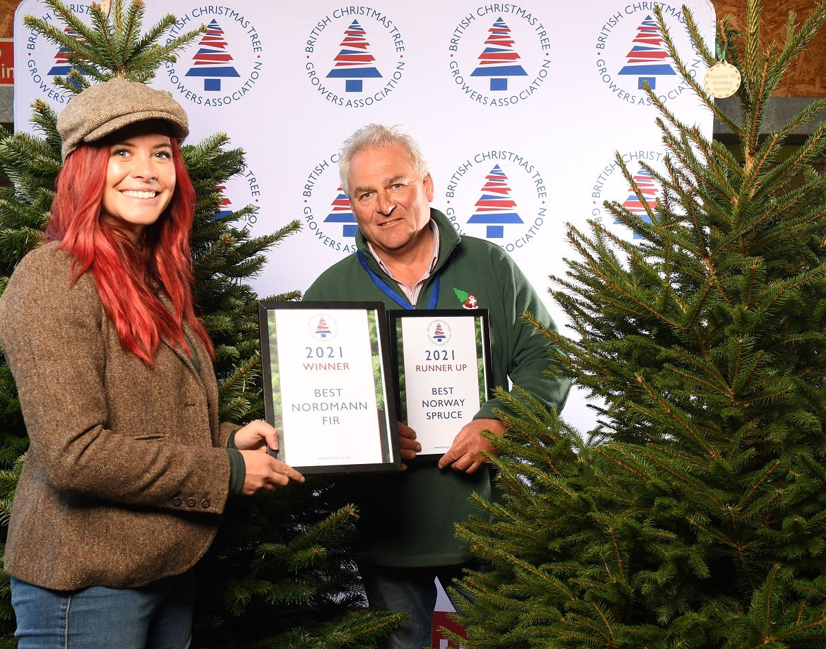 We won the BCTGA for Grower of Best Nordmann Fir & RunnerupBest